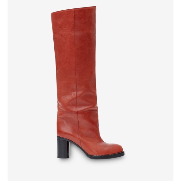 Isabel Marant LELIA LEATHER KNEE BOOTS US 8.5/Euro 39 - Picture 2 of 10